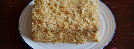 наполеон из слоеного теста. Шаг 11