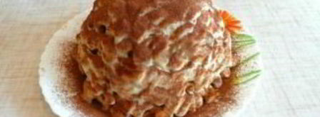 торт из печенья без выпечки со сгущенкой. Шаг 4