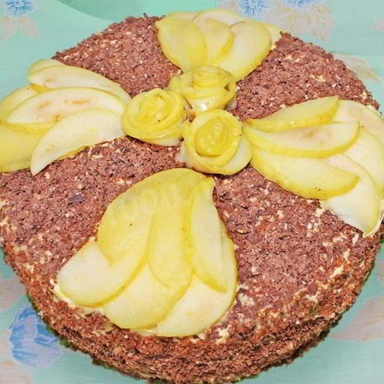 Рецепт торта королевского с маком, орехами, изюмом