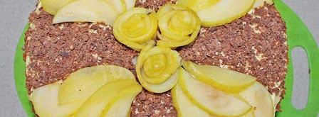 торт королевский с маком, орехами, изюмом. Шаг 19