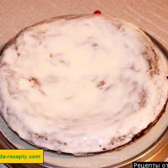 Рецепт торта медового со сметаной