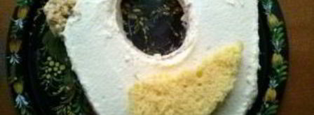 торт петушок новогодний. Шаг 12