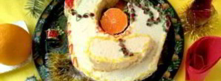 торт петушок новогодний. Шаг 13