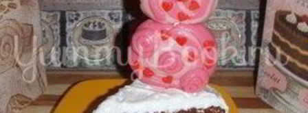 торт женское сердце. Шаг 9