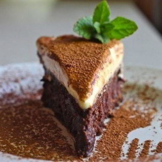 Рецепт трюфельного торта с белым шоколадным муссом