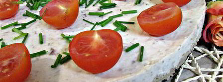 закусочный торт с копченой рыбой. Шаг 12