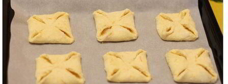 творожные конвертики ароматные. Шаг 5