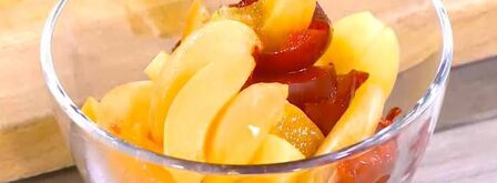 гречишные вафли с фруктами и йогуртом. Шаг 6