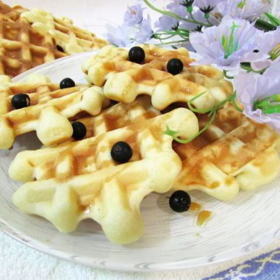 Рецепт йогуртовых вафель