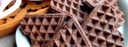 шоколадные вафли с кокосом. Шаг 13