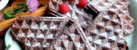 шоколадные вафли с кокосом. Шаг 14