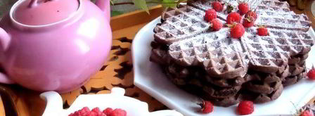 шоколадные вафли с кокосом. Шаг 16