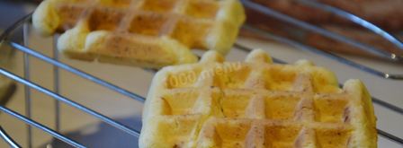 творожные вафли в вафельнице. Шаг 10