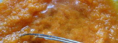 тыквенные тонкие вафли с домашней сгущенкой. Шаг 4