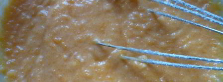 тыквенные тонкие вафли с домашней сгущенкой. Шаг 8