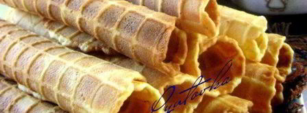 вафельные трубочки. Шаг 11