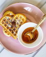 Вафли с халвой