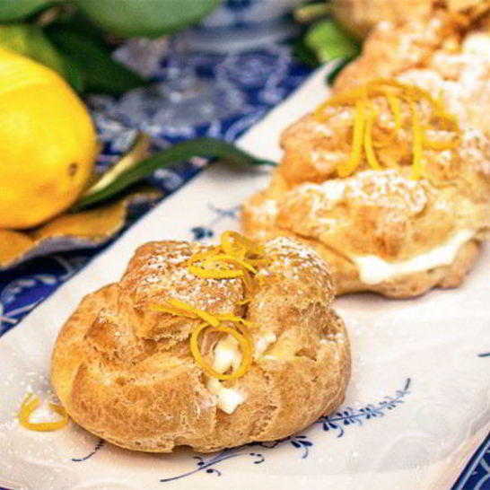 Рецепт лимонных эклеров