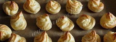 профитроли с красной икрой. Шаг 8