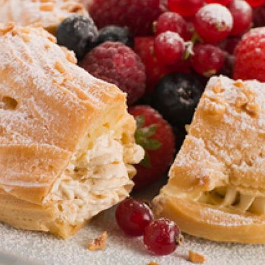 Рецепт профитролей с кремом шантильи