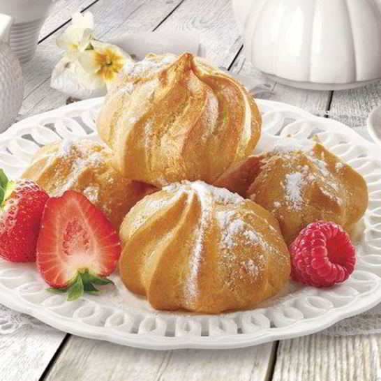 Рецепт профитролей с нежным кремом