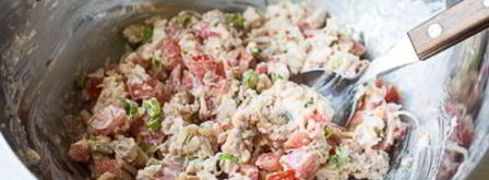 профитроли с острым куриным салатом. Шаг 13