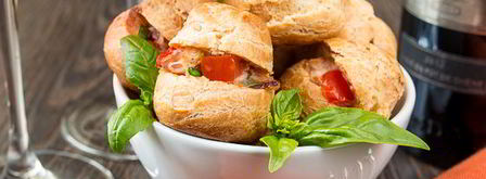 профитроли с острым куриным салатом. Шаг 18