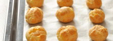 профитроли с семгой и сливочным сыром. Шаг 4