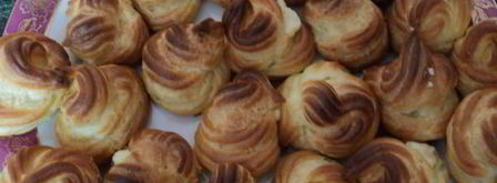 профитроли с ванильным заварным кремом. Шаг 13