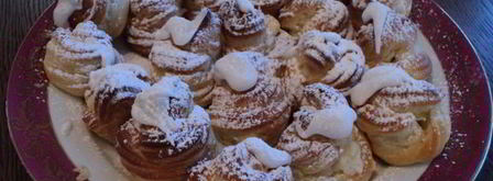 профитроли с ванильным заварным кремом. Шаг 14