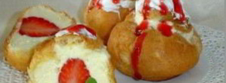 творожный крем для профитролей. Шаг 5