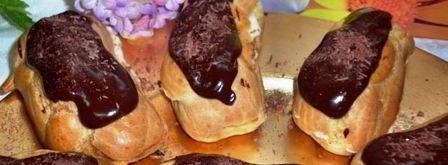 эклеры с кокосовым кремом. Шаг 10