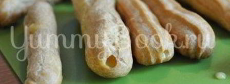 эклеры с лимонным кремом. Шаг 14