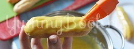 эклеры с лимонным кремом. Шаг 19