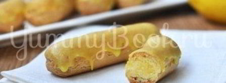 эклеры с лимонным кремом. Шаг 20