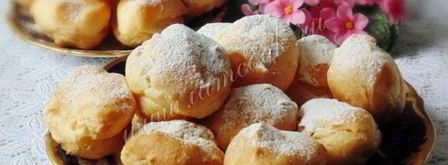 эклеры с заварным кремом. Шаг 15