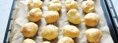 эклеры с заварным кремом. Шаг 9