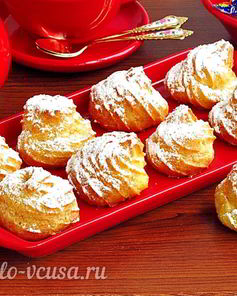 Эклеры со сливочно-сметанным кремом