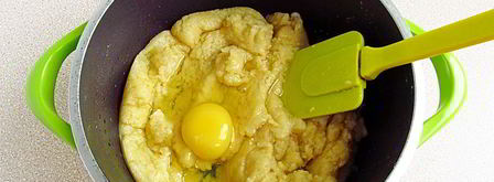 эклеры со сливочно-сметанным кремом. Шаг 5