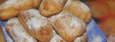 эклеры со взбитыми сливками и сгущенкой. Шаг 13