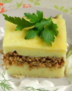 Картофельная запеканка с морковью и луком