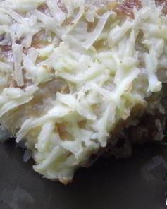 Картофельная запеканка с шампиньонами