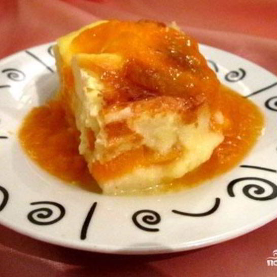 Рецепт манной запеканки с абрикосом