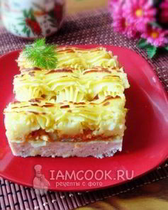 Мясная запеканка с картофелем
