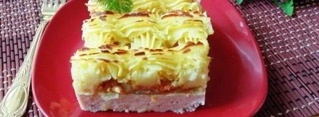 мясная запеканка с картофелем. Шаг 14