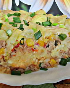 Мясная запеканка