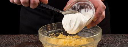 сырная запеканка с помидорами черри. Шаг 6