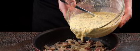 сырная запеканка с помидорами черри. Шаг 7