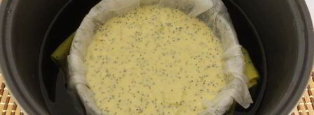 творожная запеканка с маком и яблоками без выпечки. Шаг 7