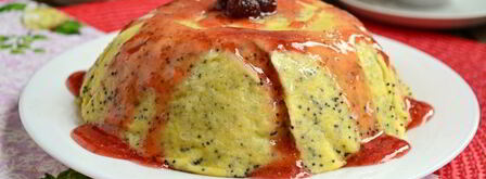 творожная запеканка с маком и яблоками без выпечки. Шаг 9